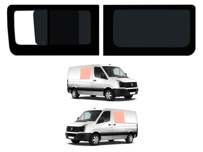 Van Demon Vw Crafter (2006-2017) Opening PassengerFixed Driver Side WindowsVan Glass from B&Q