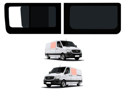Van Demon Mercedes Sprinter (2006-2018) Opening PassengerFixed Driver Side Windows from B&Q