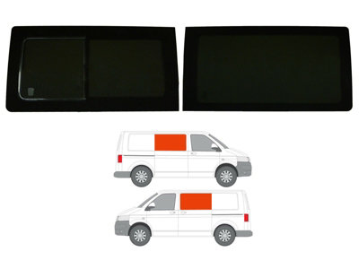 Van Demon Vw Transporter (2003-2015) Opening PassengerFixed Driver Side Windows from B&Q