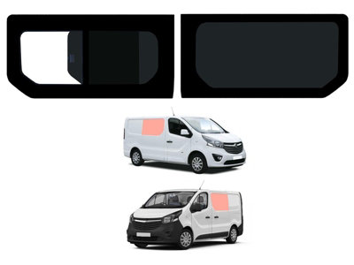 Van Demon Vauxhall Vivaro (2014-2019) Opening Passenger, Fixed Driver Side Windows