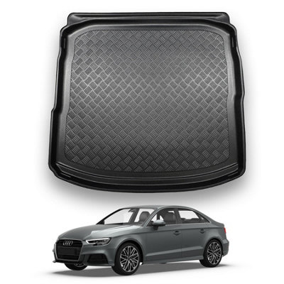 Nomad Audi A3 (2012-2020) Boot Liner (Saloon Models) Tailored Boot Protector Waterproof Raised Edges Accessory Dog Pet Friendly from B&Q