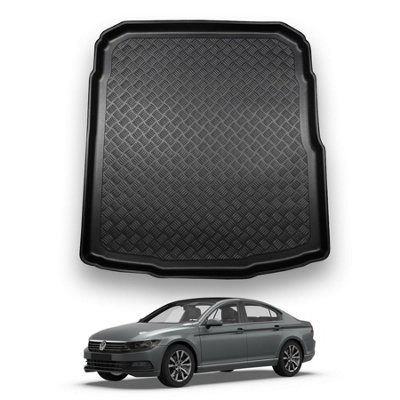 Nomad Vw Passat (2015+) Boot Liner (Saloon ModelsLower Boot Position Tailored Boot Mat Protector Waterproof Accessory from B&Q