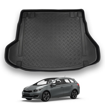 Nomad Kia Cee'd Sw (2012-2018) Boot Liner (Estate Models) Tailored Boot Protector Waterproof Accessory Dog Pet Friendly from B&Q