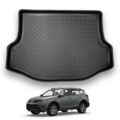 Nomad Toyota Rav 4 (2013-2018) Boot Liner (Not For Hybrid Models) Tailored Boot Mat Protector Waterproof Raised Edges Accessory from B&Q