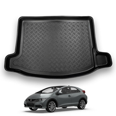 Nomad Honda Civic (2012-2017) Boot Liner (Hatchback Models) Tailored Boot Protector Waterproof Raised Edges Custom Fit Accessory from B&Q