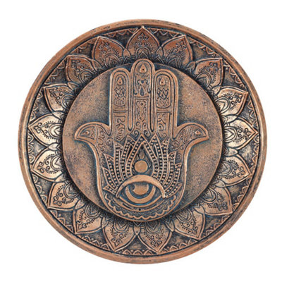 Something Different Hand Of Hamsa Incense Holder Plate