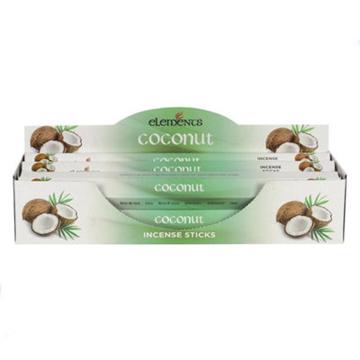 Something Different Set Of 6 Packets Of Elements Coconut Incense Sticks from B&Q