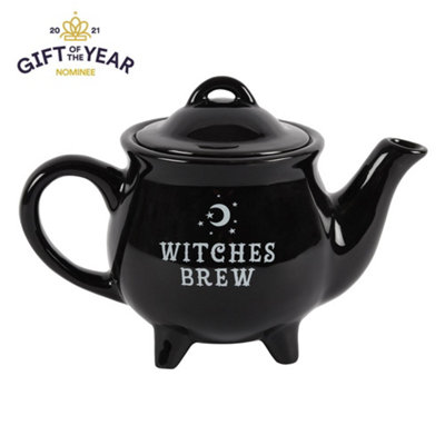 Something Different Witches Brew Black Ceramic Tea Pot from B&Q