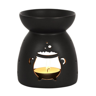 Something Different Cauldron Cut Out Oil Burner Black