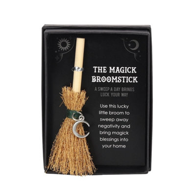 Something Different Crescent Moon Mini Magick Broomstick from B&Q