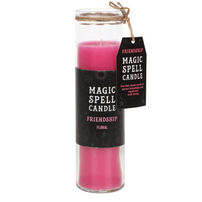 Something Different Floral 'friendship' Spell Tube Candle from B&Q