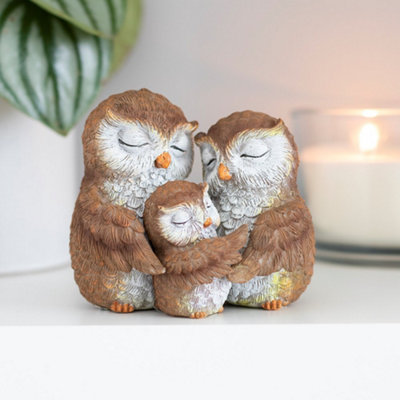 Owl Family Ornament With Mini Sentiment Card from B&Q