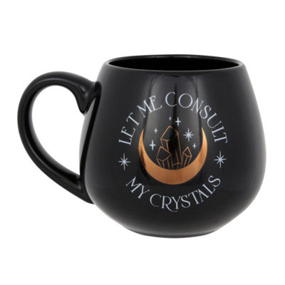 B&Q -  Let Me Consult My Crystals Rounded Mug