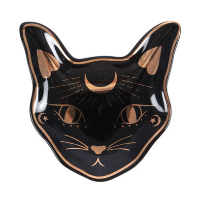Something Different Mystic Mog Cat Face Trinket Dish