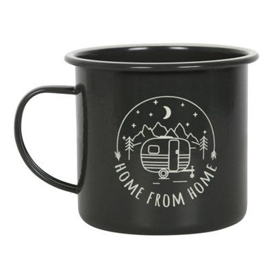 Something Different Home From Home Enamel Camping Mug from B&Q