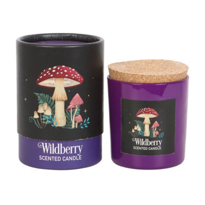 Mushroom Wildberry Candle Forest Home Fragrance Decor - Image 6