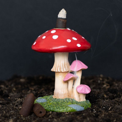 Mushroom Backflow Incense Cone Burner from B&Q
