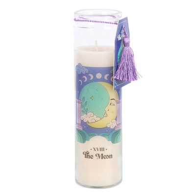 The  Moon  Violet  Tube  Candle from B&Q
