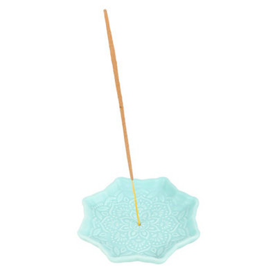  - Blue Mandala Incense Stick Holder