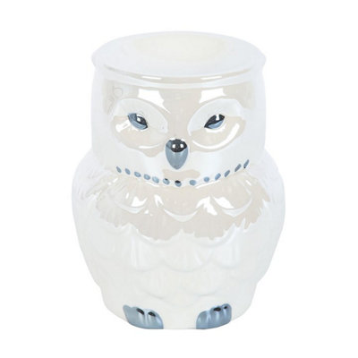Owl Shaped Iridescent Oil Burner And Wax Warmer from B&Q