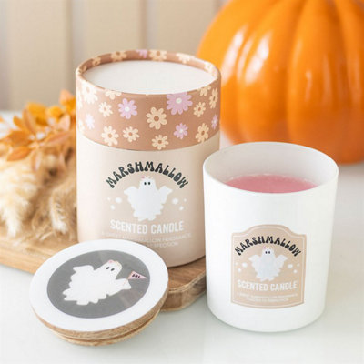 Ghost Toasted Marshmallow Candle from B&Q