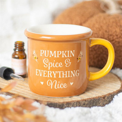 Something Different Pumpkin Spice Mug Oil Burner And Wax Warmer from B&Q