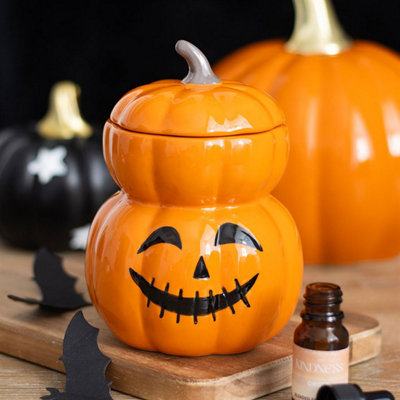 Something Different Stacked Pumpkin Oil Burner And Wax Warmer