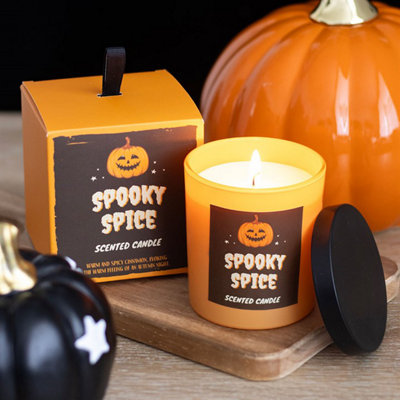 Spooky Spice Cinnamon Candle Home Decorative from B&Q