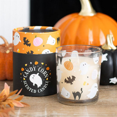 Sweet And Spooky Candy Corn Candle from B&Q