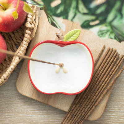  - Apple Delight Ceramic Incense Holder