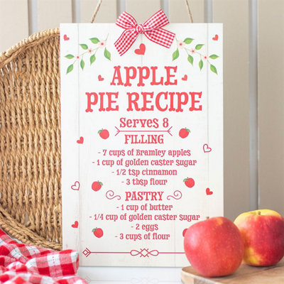  - Autumn Skies & Apple Pies Hanging Sign