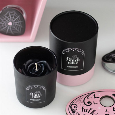Pixica Black Rose Candle With 3D Roses - Image 4