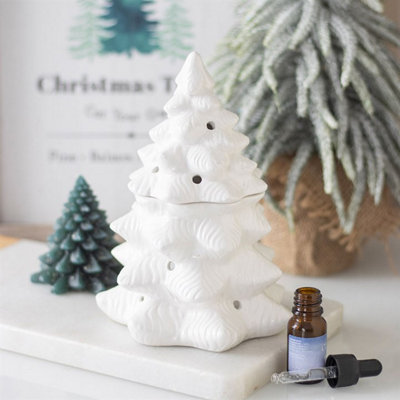 Something Different White Fir Tree Oil Burner And Wax Warmer from B&Q