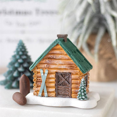 Cabin Ski Chalet Incense Cone Holder from B&Q