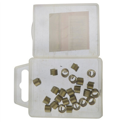 AB Tools Helicoil Type Thread Repair Inserts M6 X 1.0mm 25Pc Wire Thread Inserts from B&Q