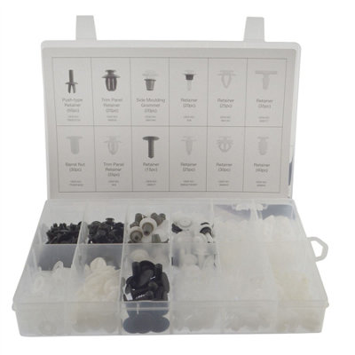 AB Tools Peugeot Trim Clip Assortment Set Retaining Retainer Grommet Clips Fixings 345Pc from B&Q