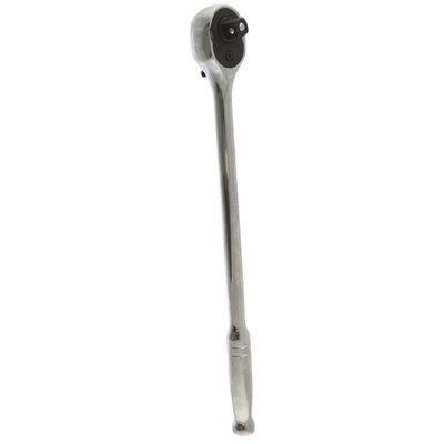 B&Q -  3/8" Drive Extra Long Quick Release Ratchet Reversible 72 Teeth 280mm Long