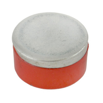 AB Tools Shallow Pot Magnet Magnetic 19 X 7.5mm Countersunk Ferrite E Magnet 3Kg Sil143 from B&Q