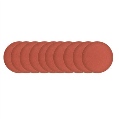 AB Tools Hook/loop Sanding Abrasive Discs Orbital Palm Sander 10Pk 180mm P120 Sil349 from B&Q