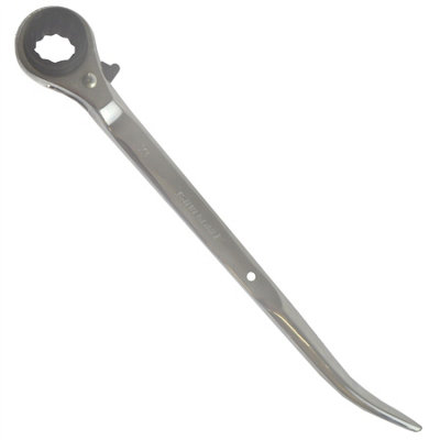 AB Tools Scaffold Spanner Ratchet Podger 2 Way Bi-Hex Ratchet 21mm & 23mm Scaffolders