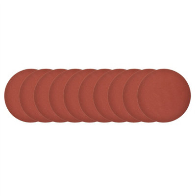 AB Tools Hook/loop Sanding Abrasive Discs Orbital Palm Sander 10Pk 180mm P240 Sil351 from B&Q