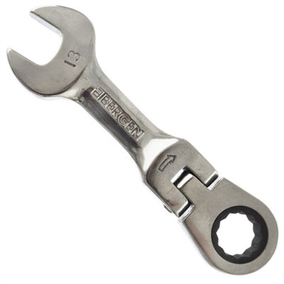 AB Tools 13mm Stubby Flexi Ratchet Combination Spanner Metric Wrench 72 Teeth Spn18 from B&Q