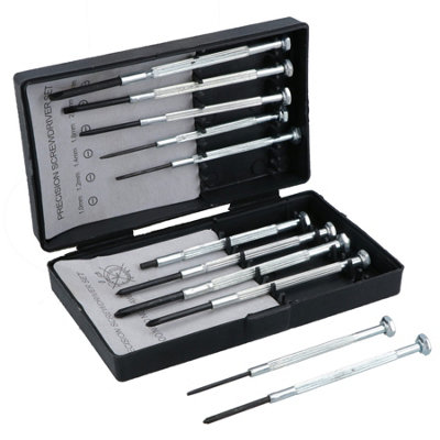 AB Tools 11Pc Precision Screwdriver Micro Screwdriver Precision Jewellers Glasses from B&Q