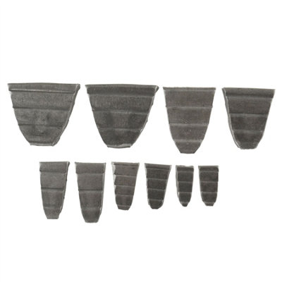 AB Tools 10Pc Hammer Wedge Set Handle Slot Eye Repair Head Handles Mallet