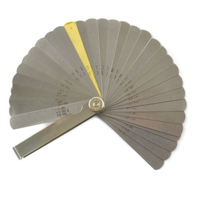 AB Tools 32 Blade Feeler Gauge Metric And Imperial Tappets Gap Measure Spark Plug from B&Q