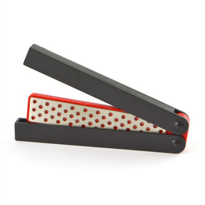 AB Tools Whetstone Sharpening Folding Double Sided Diamond File 240 / 400 Grit from B&Q