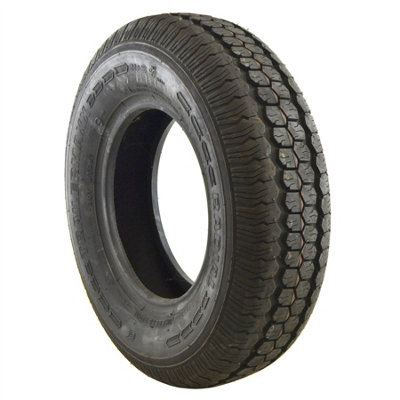 AB Tools 145 R10 Trailer Tyre Tire Only 74N Radial Tubeless 375Kg Max 4 Ply Trsp35 from B&Q