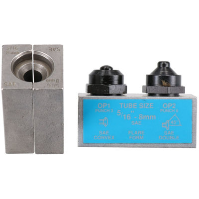 AB Tools 5/16" Sae / 8mm Brake Pipe Flaring Flare Tool Punch And Die Single / Double Fl04 from B&Q
