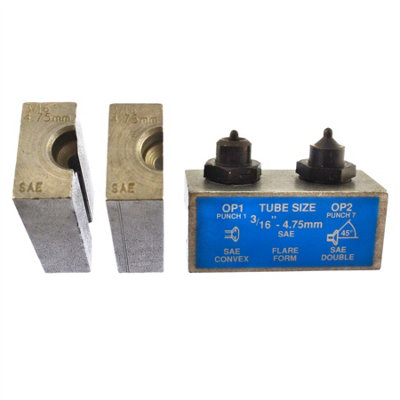 AB Tools 3/16" Sae Brake Pipe Flaring Flare Tool Punch And Die Single / Double Fl43 from B&Q