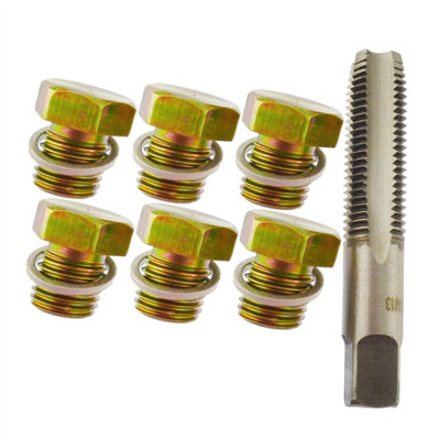 Ab Tools Sump Plug / Oil Drain Repair / Rethreader Kit M12 To M13 Thread